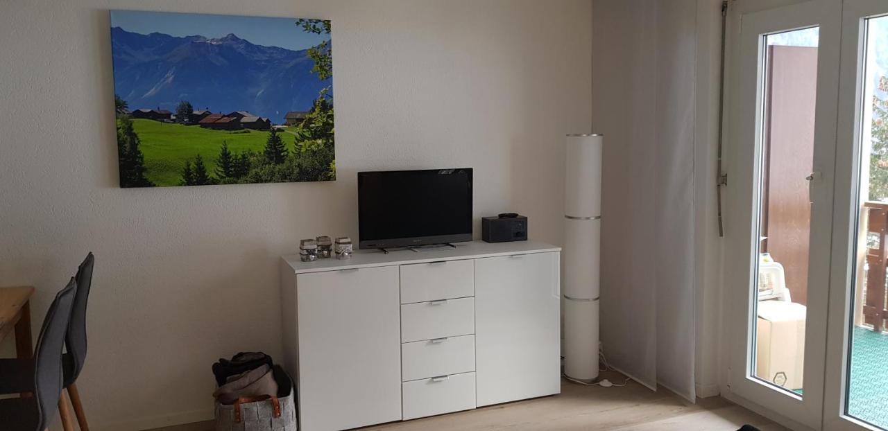Modernes Wohlfühlstudio im Haus Eldorado mit Traumaussicht Leukerbad Exterior foto